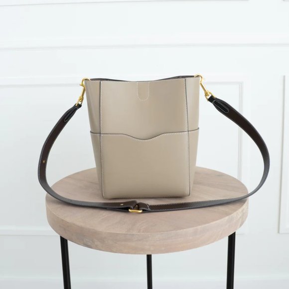 The Jordan Leather Bucket Bag - Pebble - Picture 6 of 11